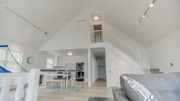 TV, fireplace, table tennis