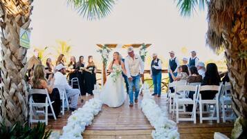 Espace banquet en plein air