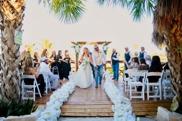 Außenbereich für Bankette