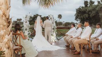 AuĂenbereich fĂŒr Bankette