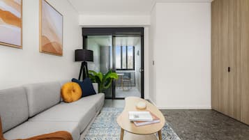 Appartement, 1 chambre | Coin séjour