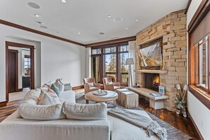 TV, fireplace, DVD player