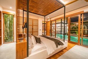 4 bedrooms, free WiFi, bed sheets - Villa Mango 2 (Canggu)