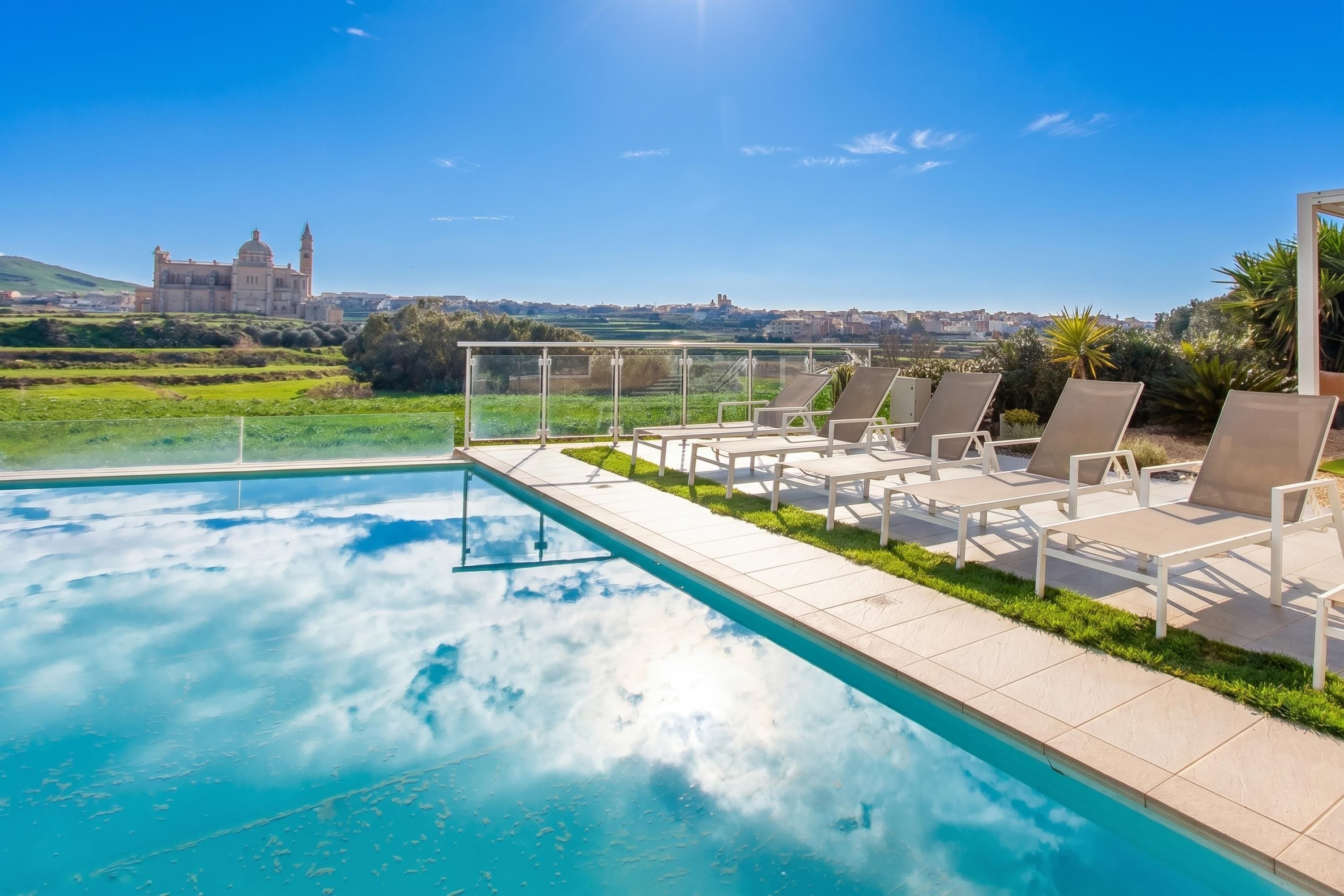 Family House, Multiple Bedrooms (Twilight Gozitan Farmhouse With Pool) | Pool | 2 outdoor pools