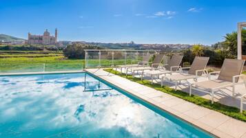 Family House, Multiple Bedrooms (Twilight Gozitan Farmhouse With Pool) | Pool | 2 outdoor pools