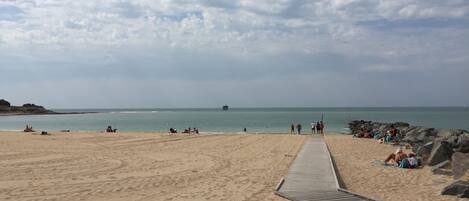 On the beach