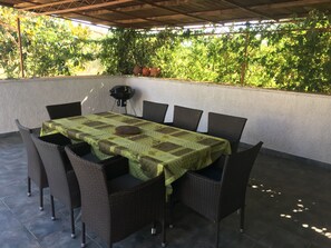 บ้านพัก, 3 ห้องนอน, สูบบุหรี่ได้, ระเบียง | ระเบียง
