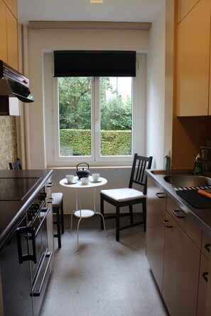 Apartemen, 1 kamar tidur, teras, pemandangan kebun | Interior