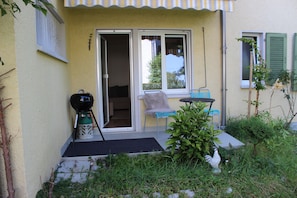 Apartamento, 1 quarto, terraço, vista para o jardim | Terraço/pátio
