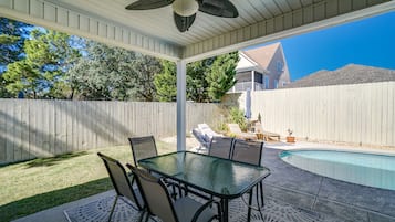 Huis, 3 slaapkamers, privézwembad | Terras