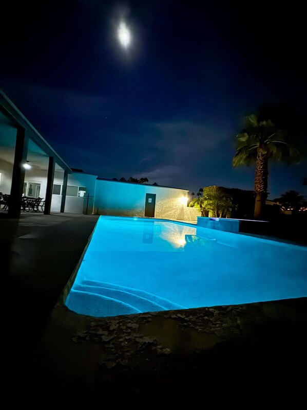 Pool - Massive 5 Bedroom Estate - Walk/bike ride distance to downtown Palm Springs (Palm Springs)