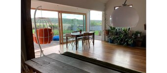 Eco house right on the South Downs Way