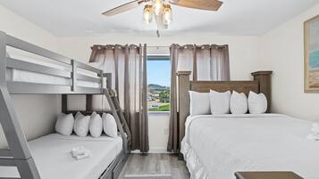 Casa adosada, 2 habitaciones, frente a la playa | 2 dormitorios, decoración individual, mobiliario individual