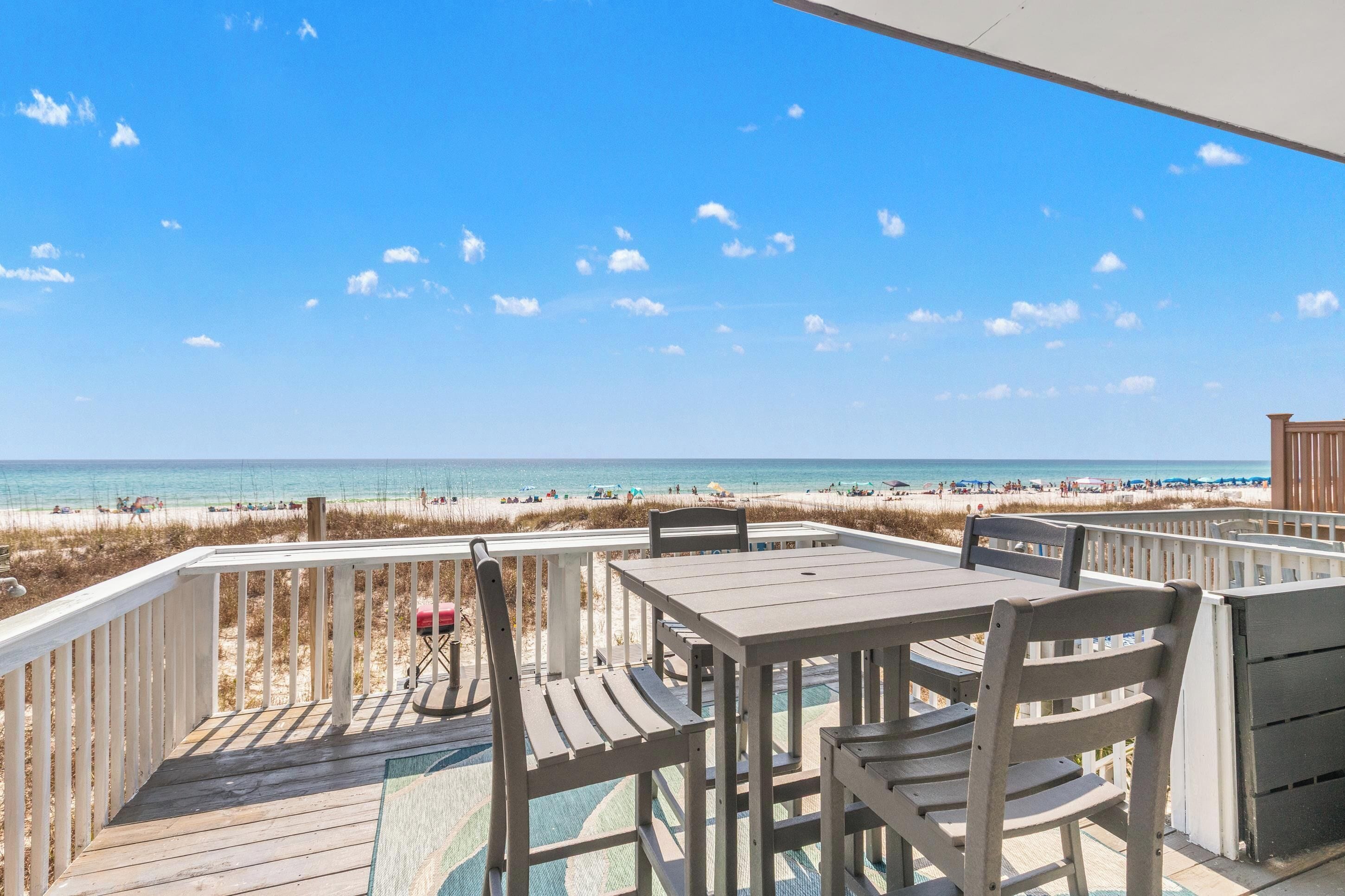 Maison en rangée, 2 chambres, en face de la plage | Balcon