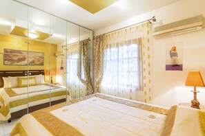 3 habitaciones, tabla de planchar con plancha, wifi y ropa de cama 