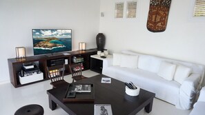 TV, lettore DVD, impianto stereo