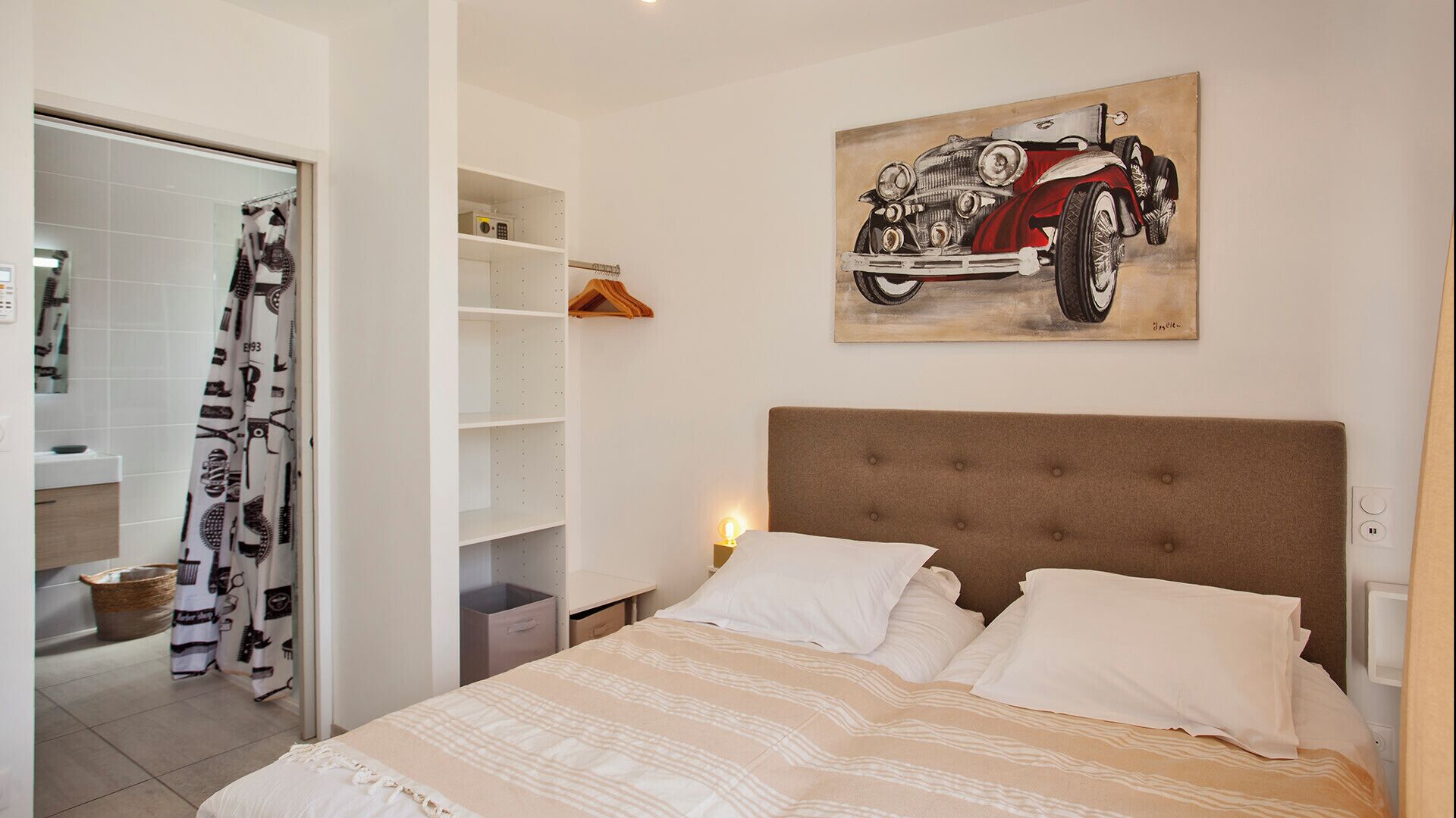 2 chambres, lit parapluie, Wi-Fi, draps fournis