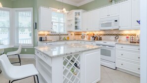 Private kitchen - Large Single Fam Home w Elevator 2 Blocks to Beach (Kure Beach)