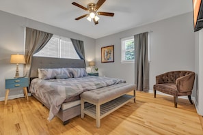 2 bedrooms, iron/ironing board, free WiFi, bed sheets