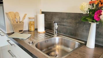 Kühlschrank, Ofen, Herdplatte, Geschirrspüler