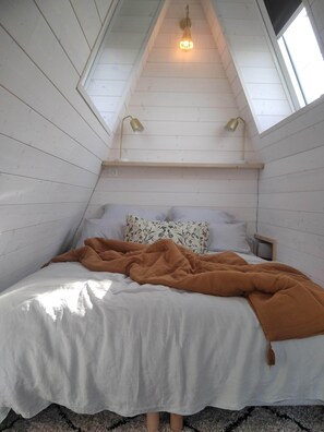 1 bedroom, free WiFi, bed sheets - Nordic bath tepee - Les sens des bois (Landrethun-lès-Ardres)