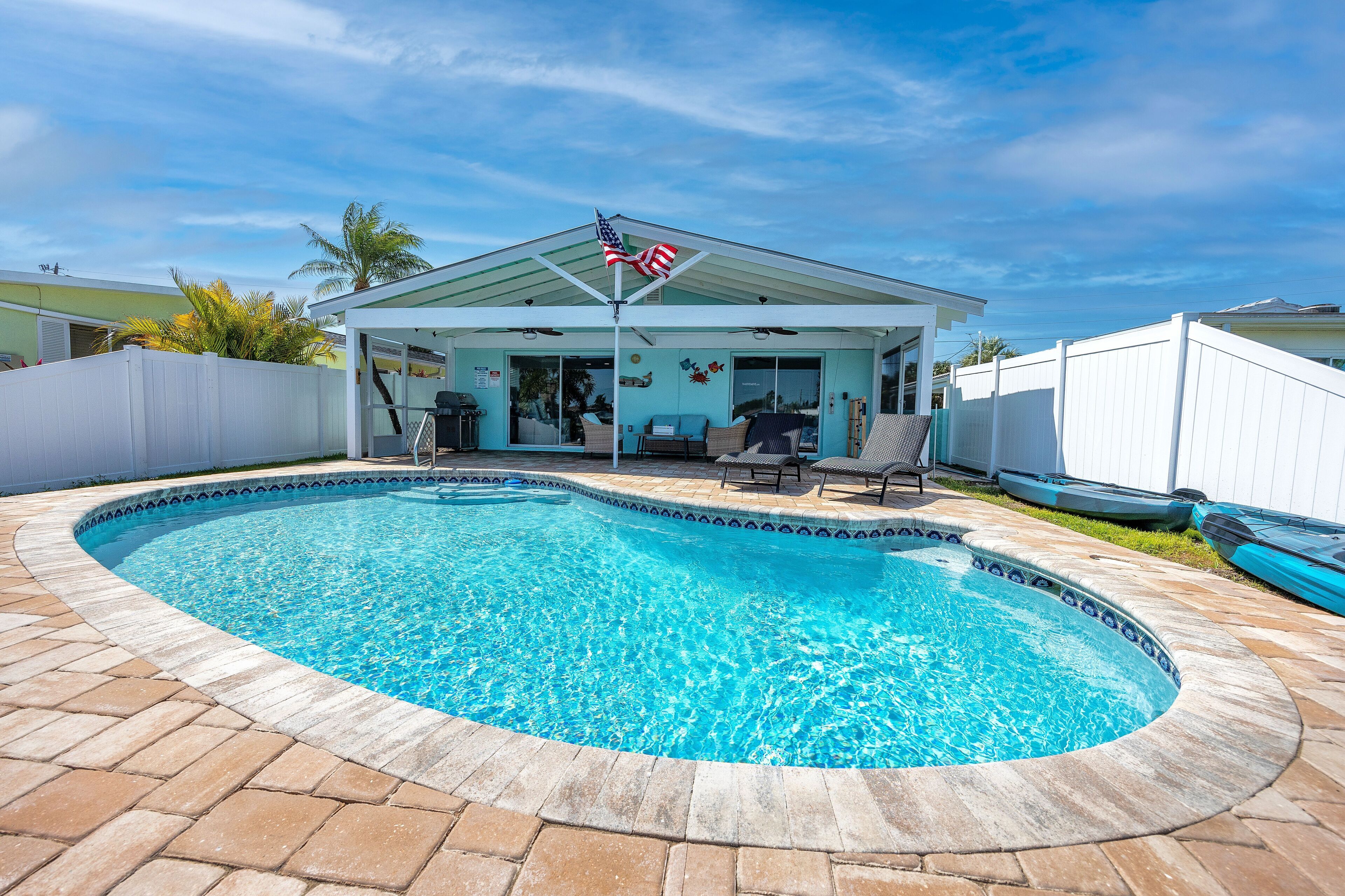 Waterfront Home with HEATED POOL!💦