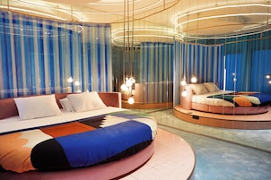 Super Suite | In-room safe, desk, laptop workspace, blackout curtains