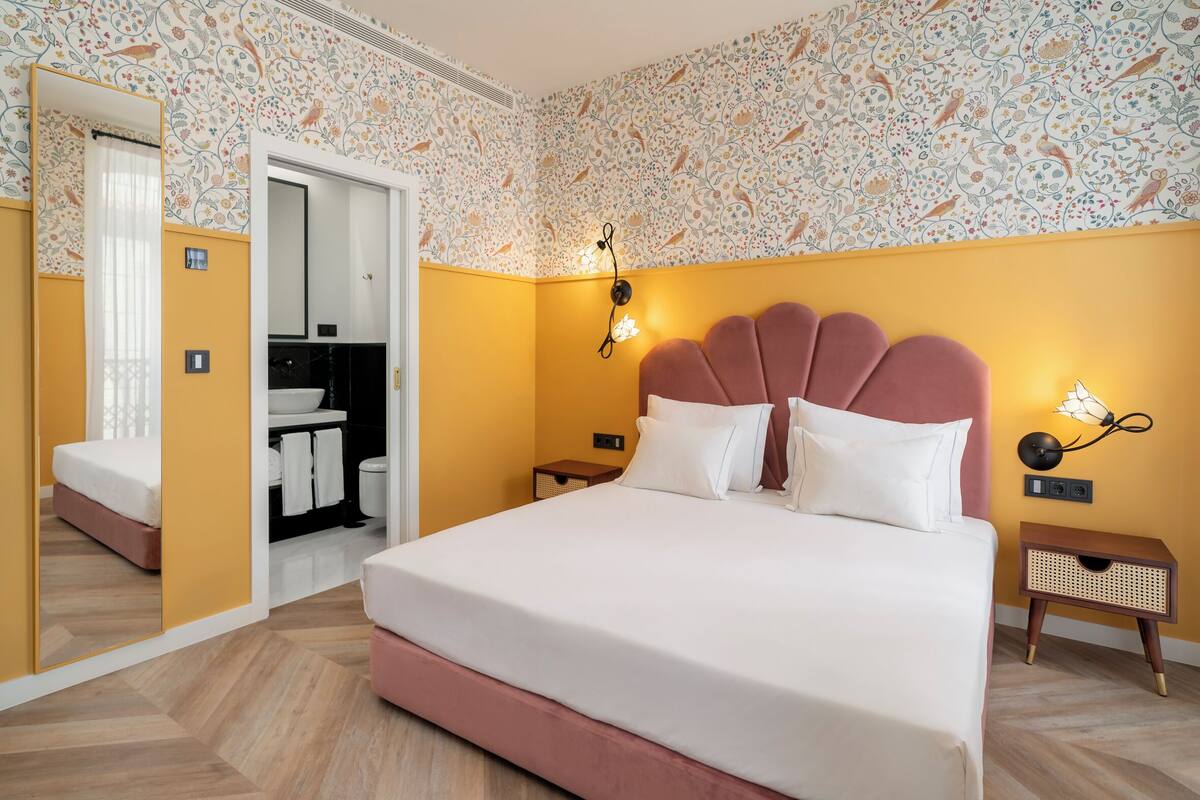 Topazio - One Bedroom Apartment | Roupas de cama antialérgicas, cofres nos quartos, cortinas blackout