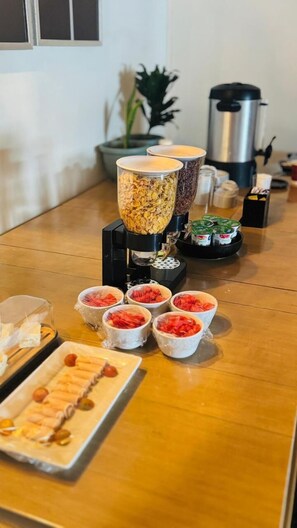 Daily continental breakfast for a fee