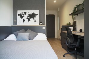 Estúdio standard | 1 quarto, Wi-Fi de cortesia, roupa de cama