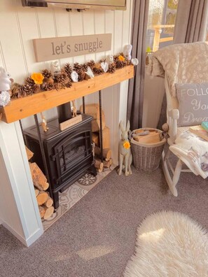 Cabin | Interior - A Beautiful, Unique Lodge, Made for two (Lampeter)