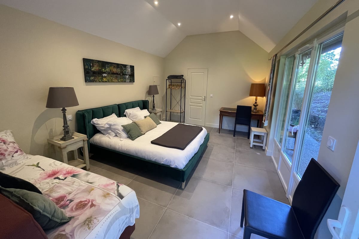 Premium bedding, memory-foam beds, individually decorated