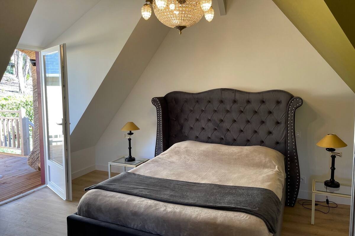 Premium bedding, memory-foam beds, individually decorated