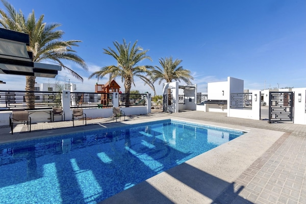 2 swimming pools just a few steps away. Maeva residencial is a very small commun