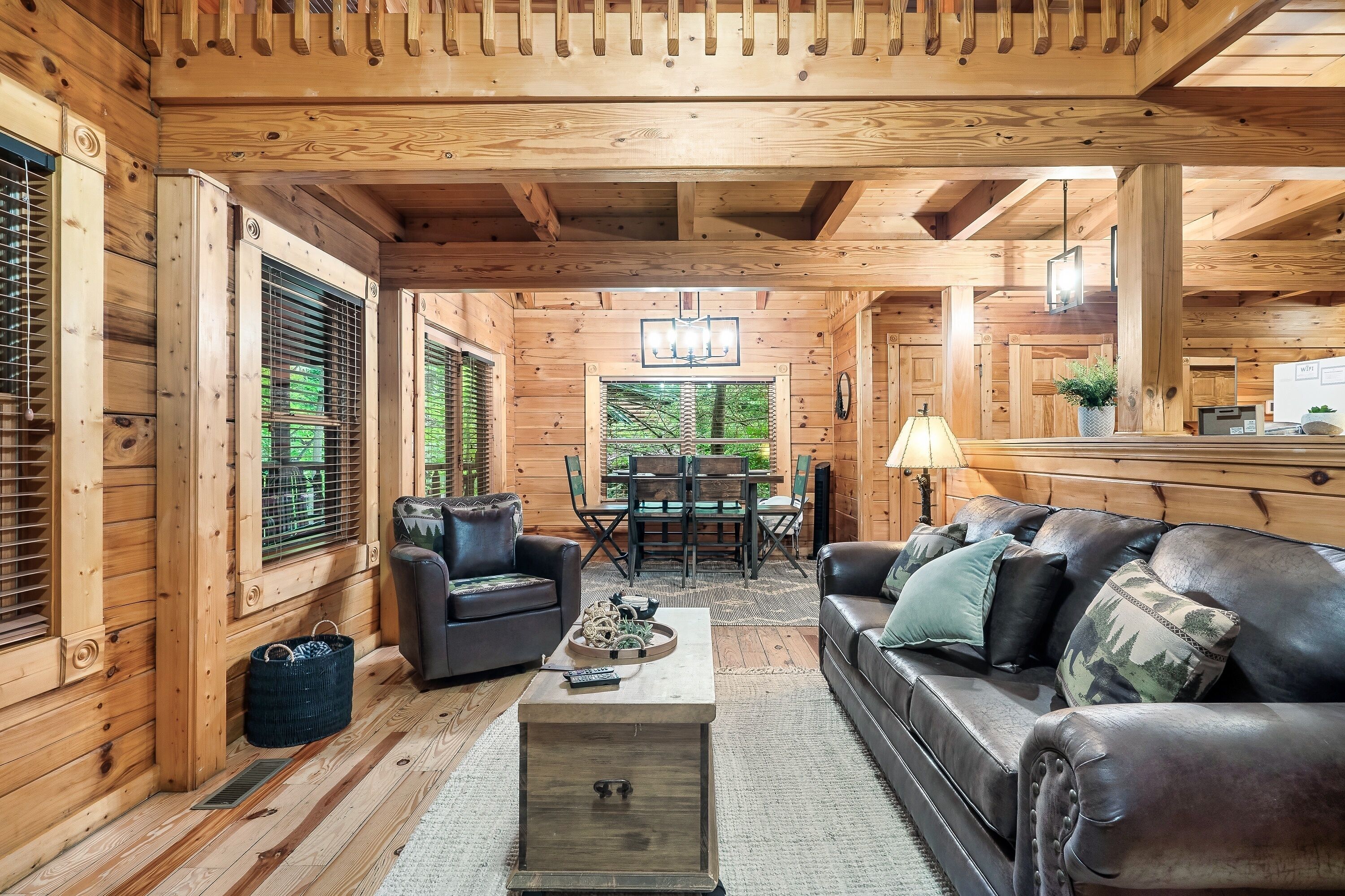 Smart-TV, Kamin, Hulu, DVD-Player