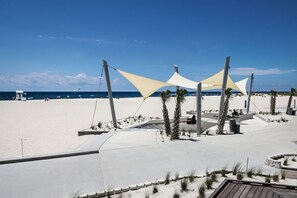 On the beach