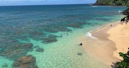 Poipu Sands 437: Updated Spacious 2BR Ocean View Condo, A/C, pool, tennis, beach