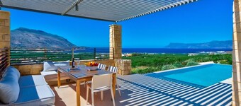 Stylish Chania Villa | 2 Bedrooms | Villa Charisma | Spectacular Views | Modern.