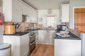 Réfrigérateur, micro-ondes, plaque de cuisson, lave-vaisselle