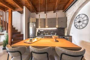 Fridge, microwave, oven, stovetop - Dim Luxury Villa - With Private Pool (Margarites)