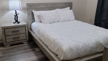 2 bedrooms, iron/ironing board, travel crib, free WiFi