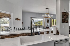 Fridge, microwave, oven, stovetop - Two Themed Homes Under One Roof! (Bayview)