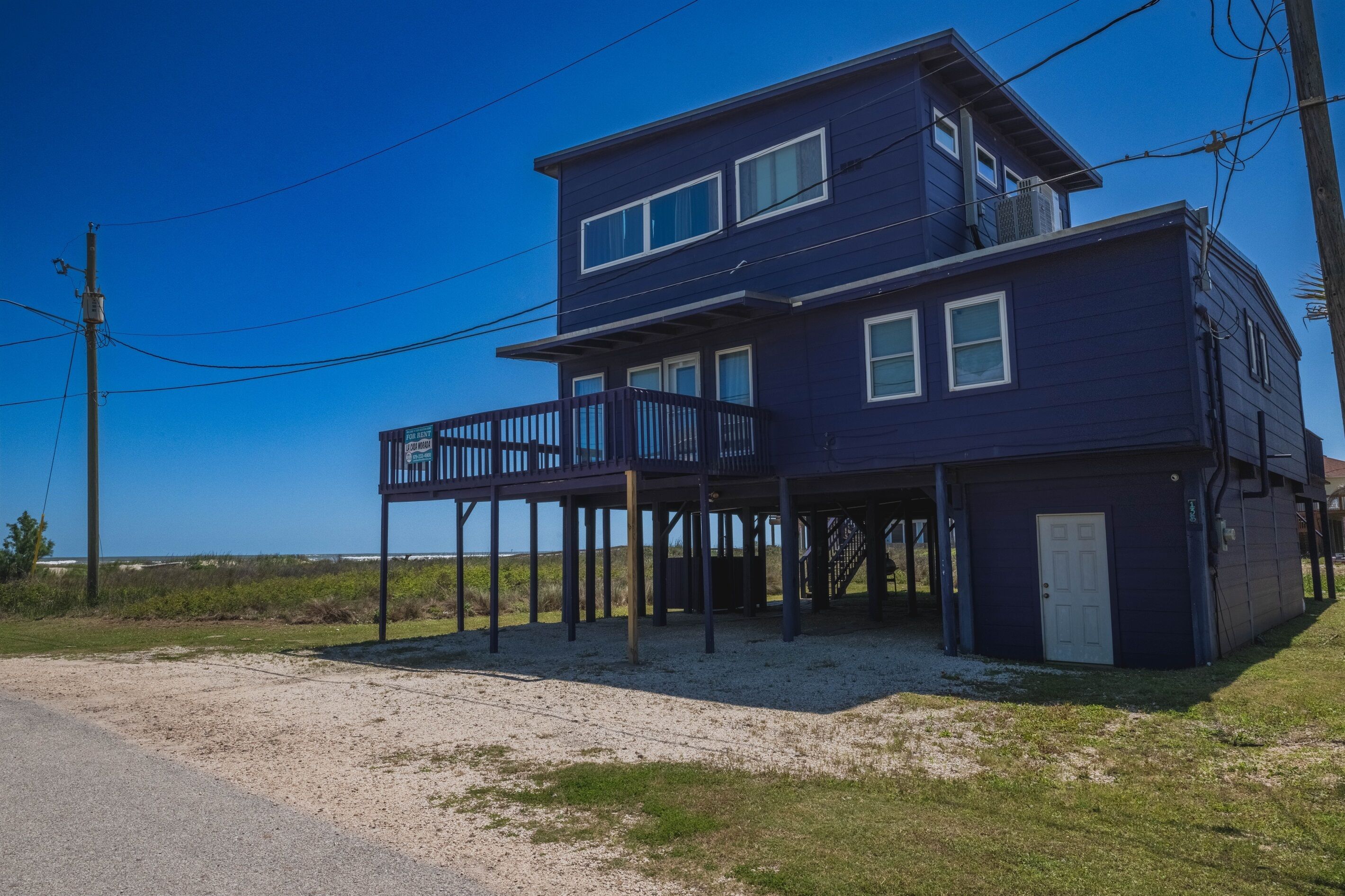 Enjoy a beach front home w/ literally 2 homes in 1-duplex converted to 1 house!!