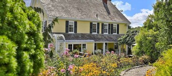 Warm Brook Farm | 1792 Vermont Farmhouse, Hot Tub, Koi Pond & Gardens