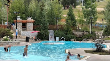 3 outdoor pools