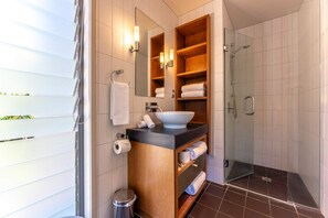 Shower, hair dryer