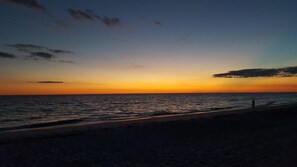 Sun loungers, beach towels