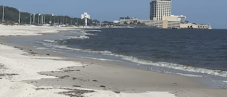 Sun-loungers, beach towels