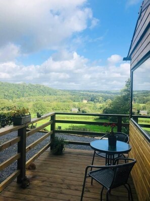 Terrace/patio - A beautiful, unique lodge, made for two (Lampeter)