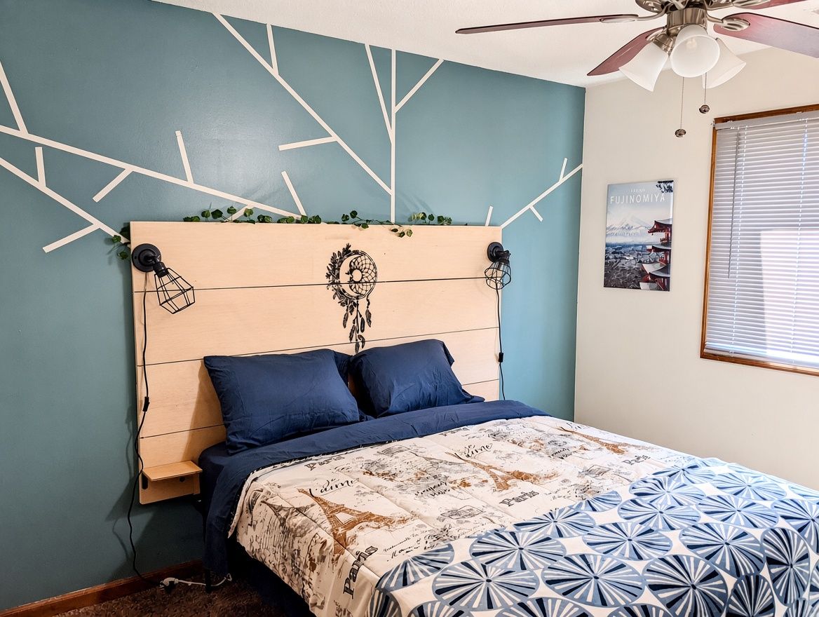 2 habitaciones, escritorio, wifi gratis y ropa de cama 
